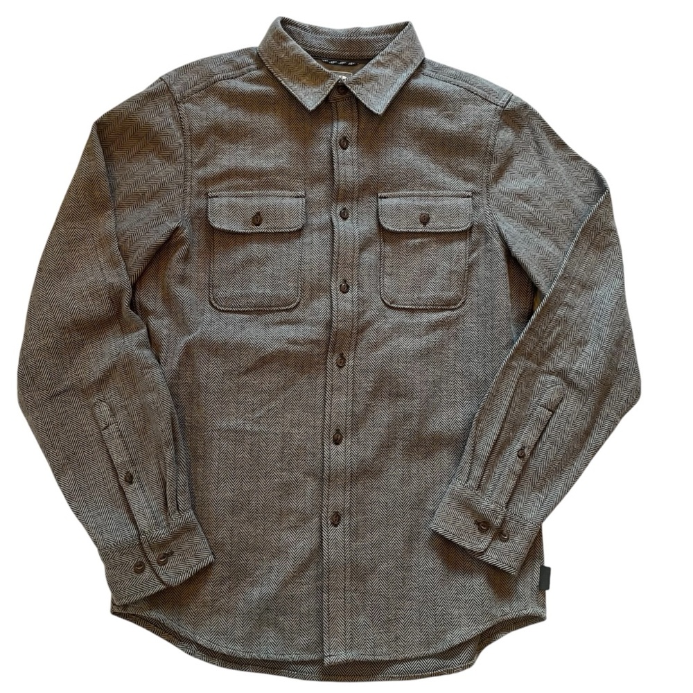 The North Face men’s gray long sleeve button down shirt. Size S NW/OT (#21)